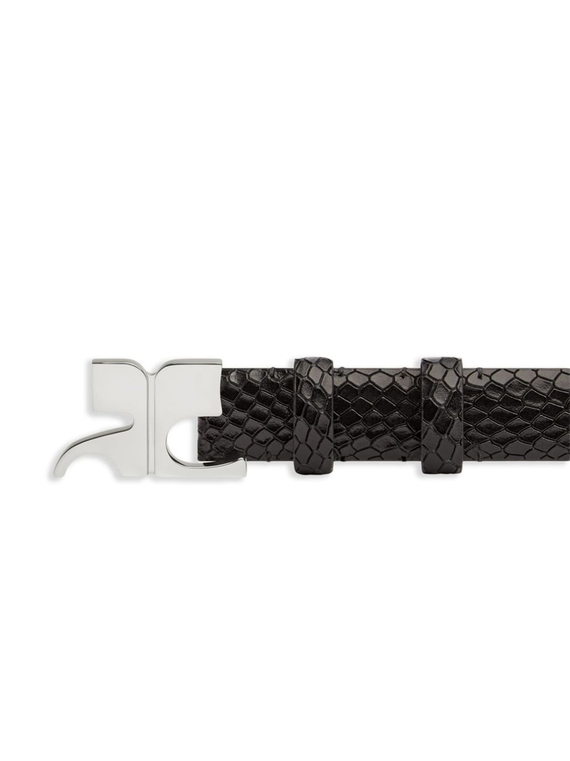 Viper leather belt 3