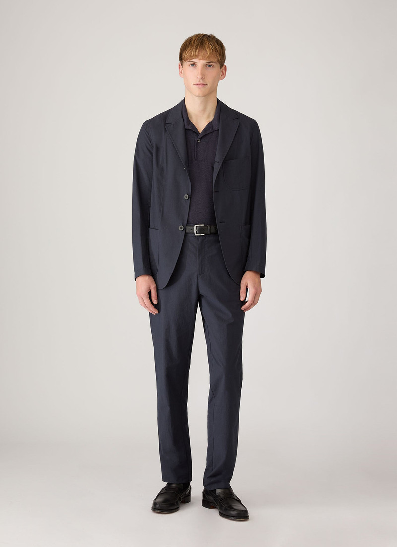 Sunspel Linen Piqué Polo Shirt outlook