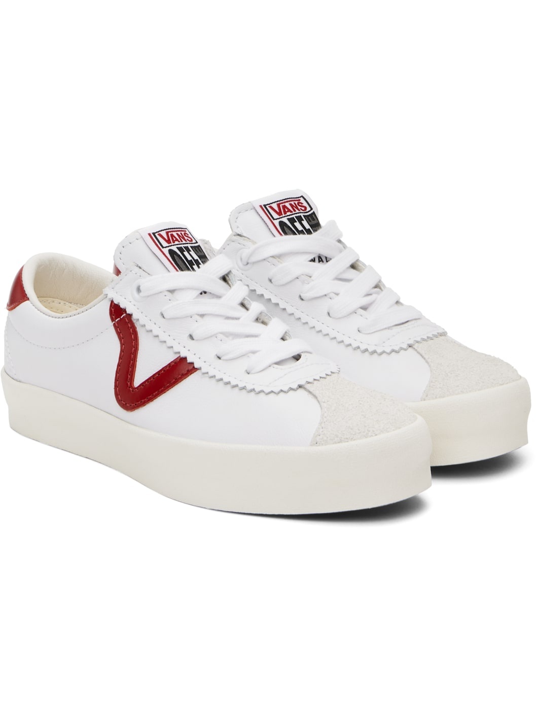 White Premium Sport Low 73 Sneakers - 4
