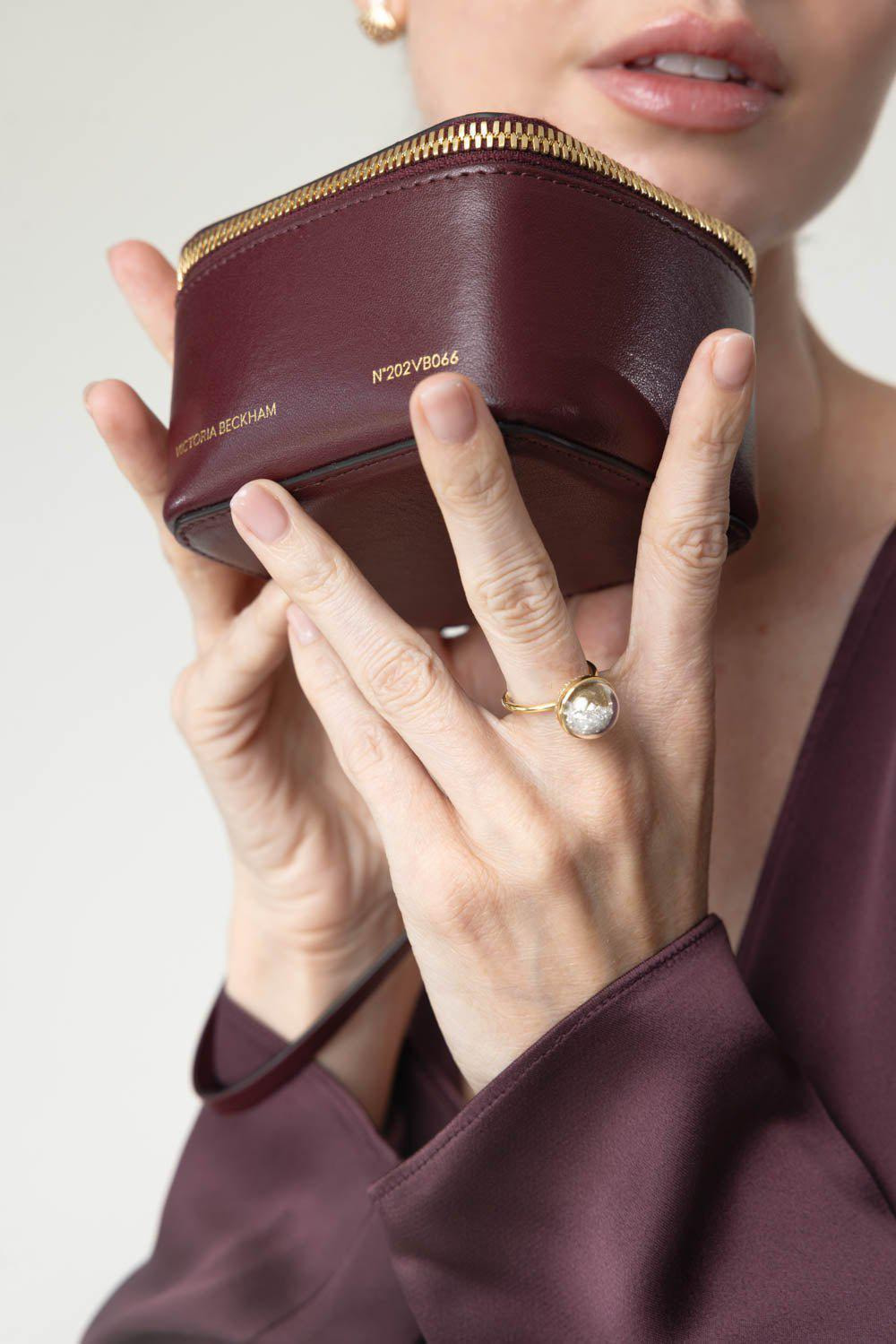 Vanity Micro Clutch - Burgundy - 2