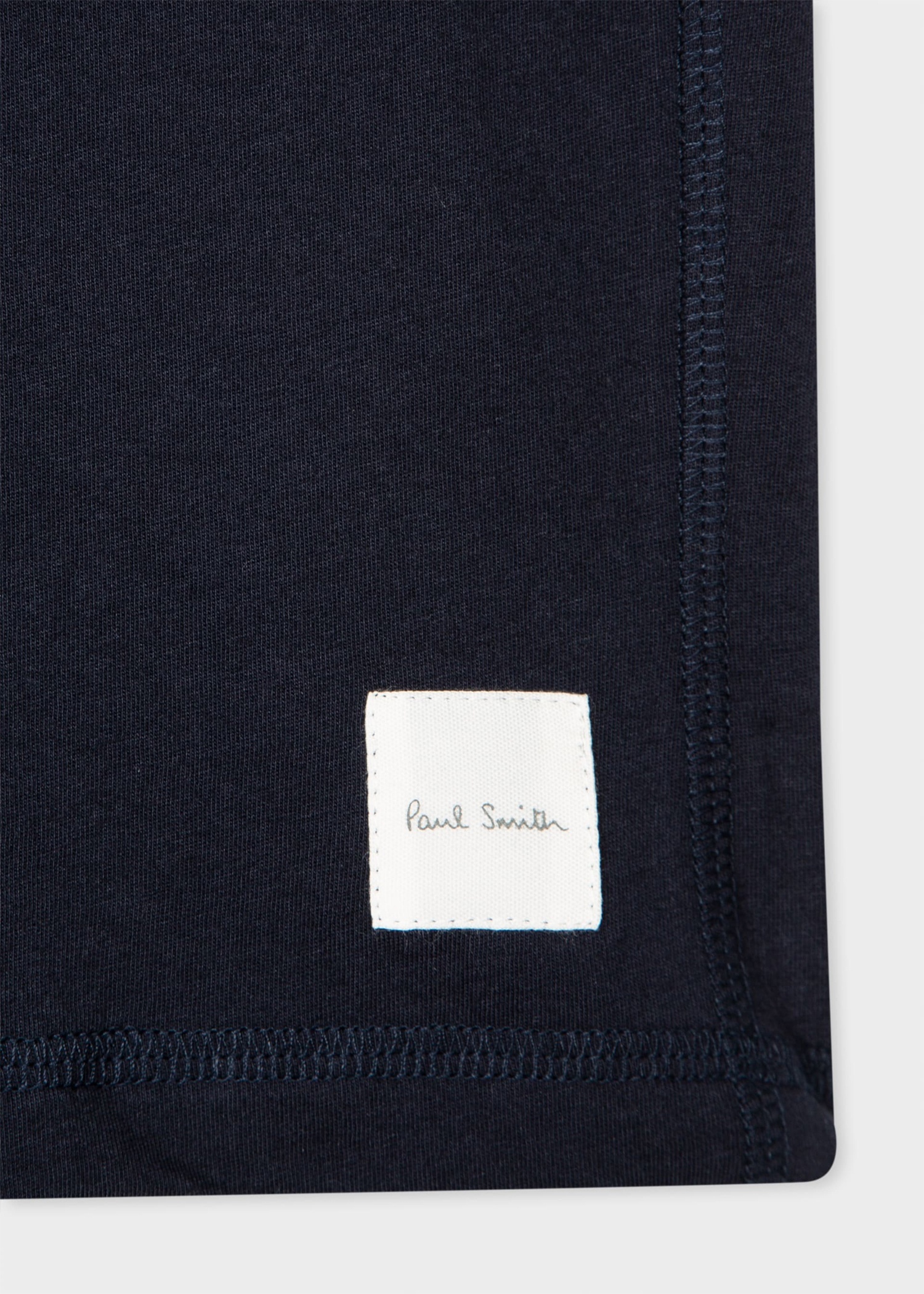 Men's Navy Cotton T-Shirt & Shorts Loungewear Set - 6