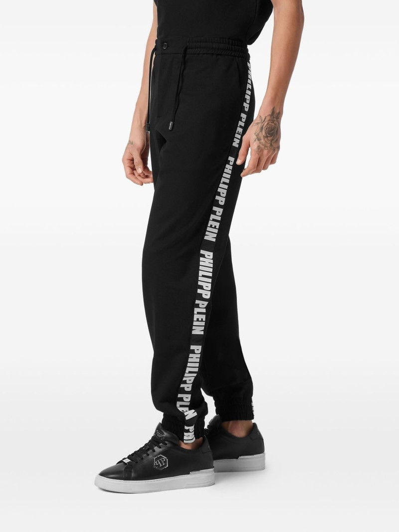 PHILIPP PLEIN logo-tape track pants outlook