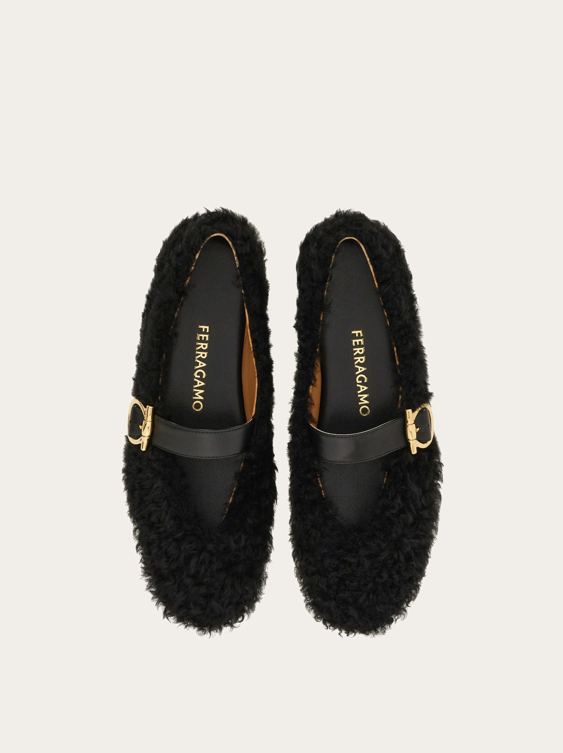 Shearling ballet flat - 3