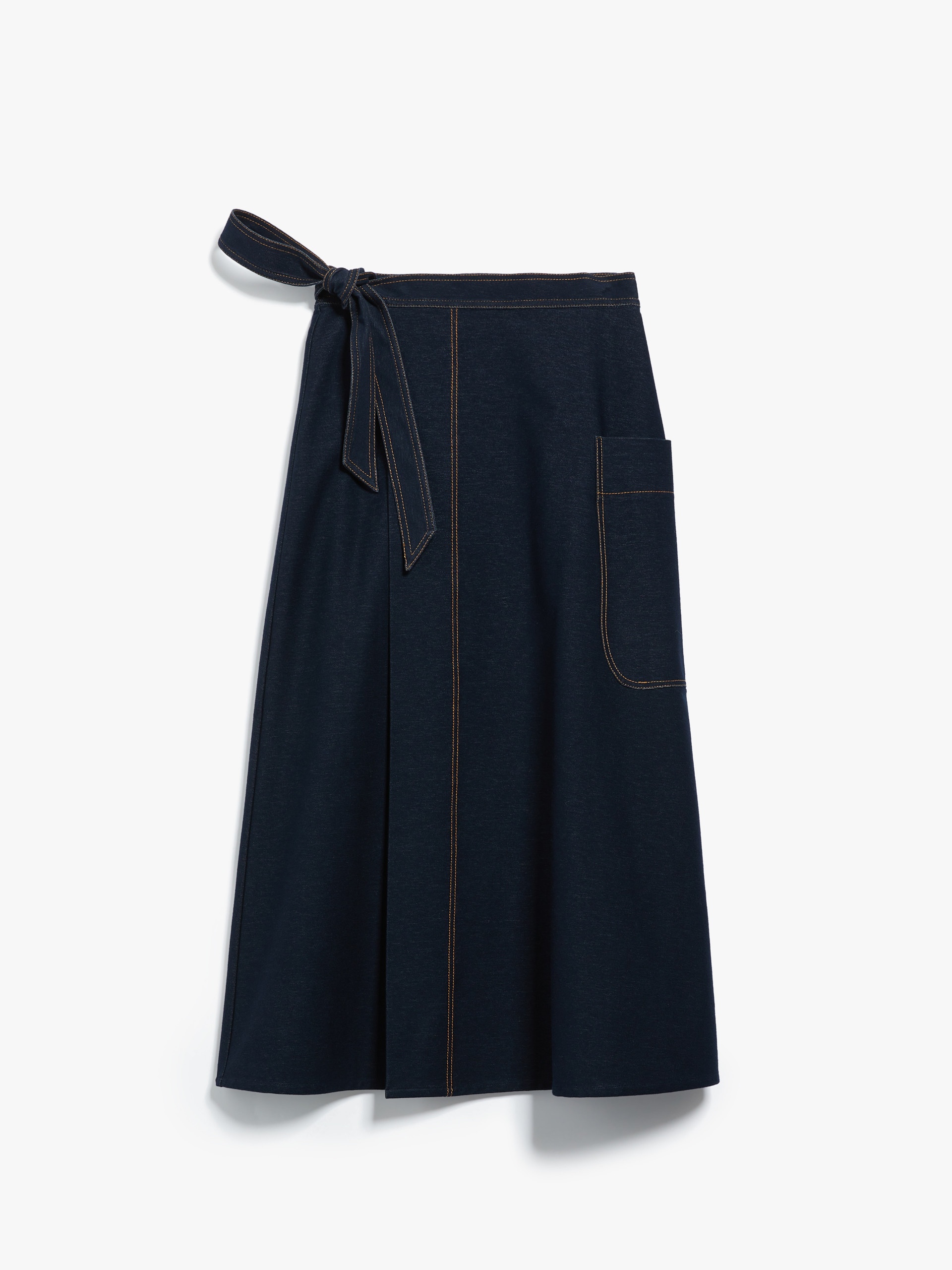 ROBIN Jersey denim skirt - 1