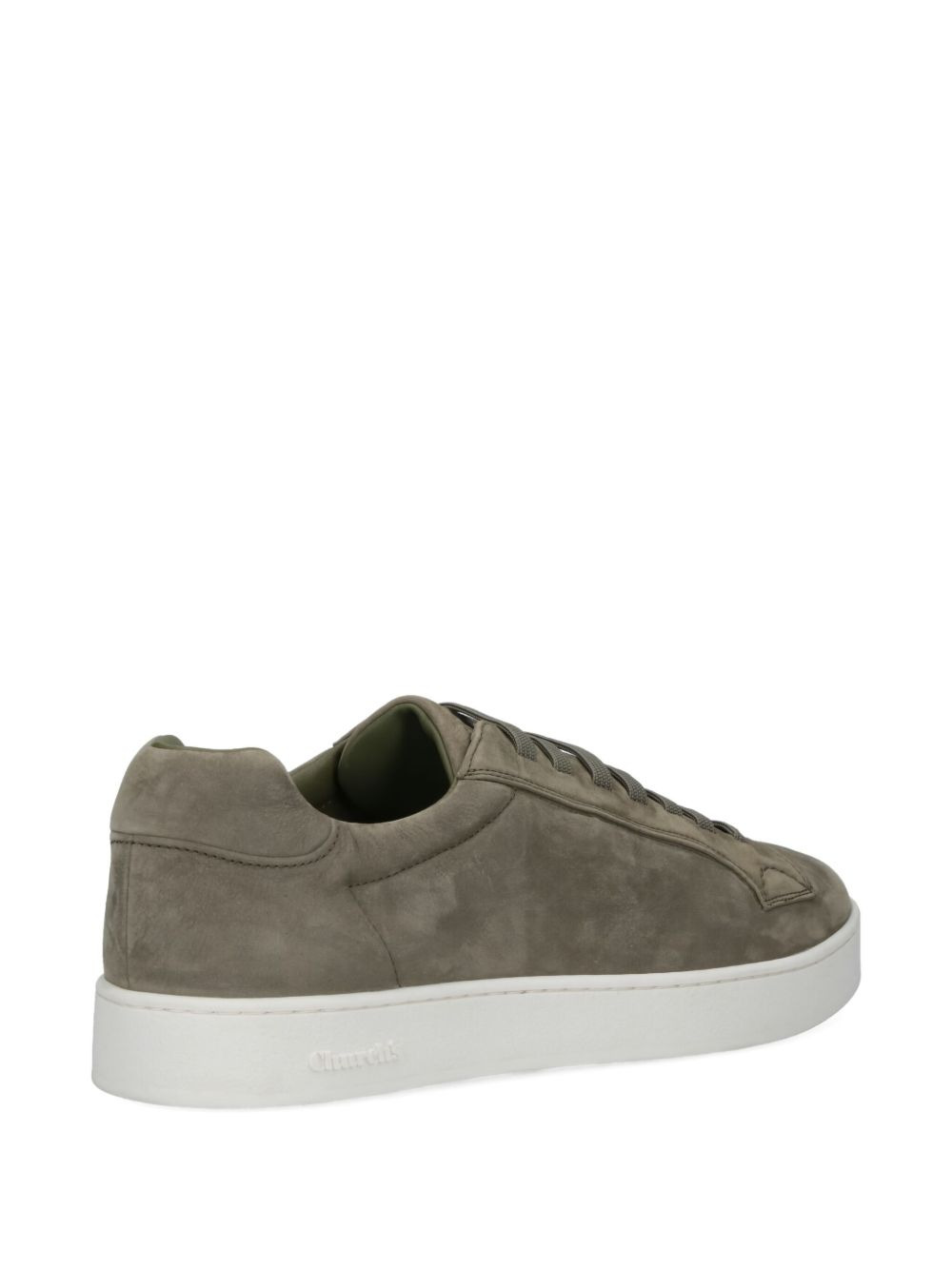 low-top suede sneakers - 4