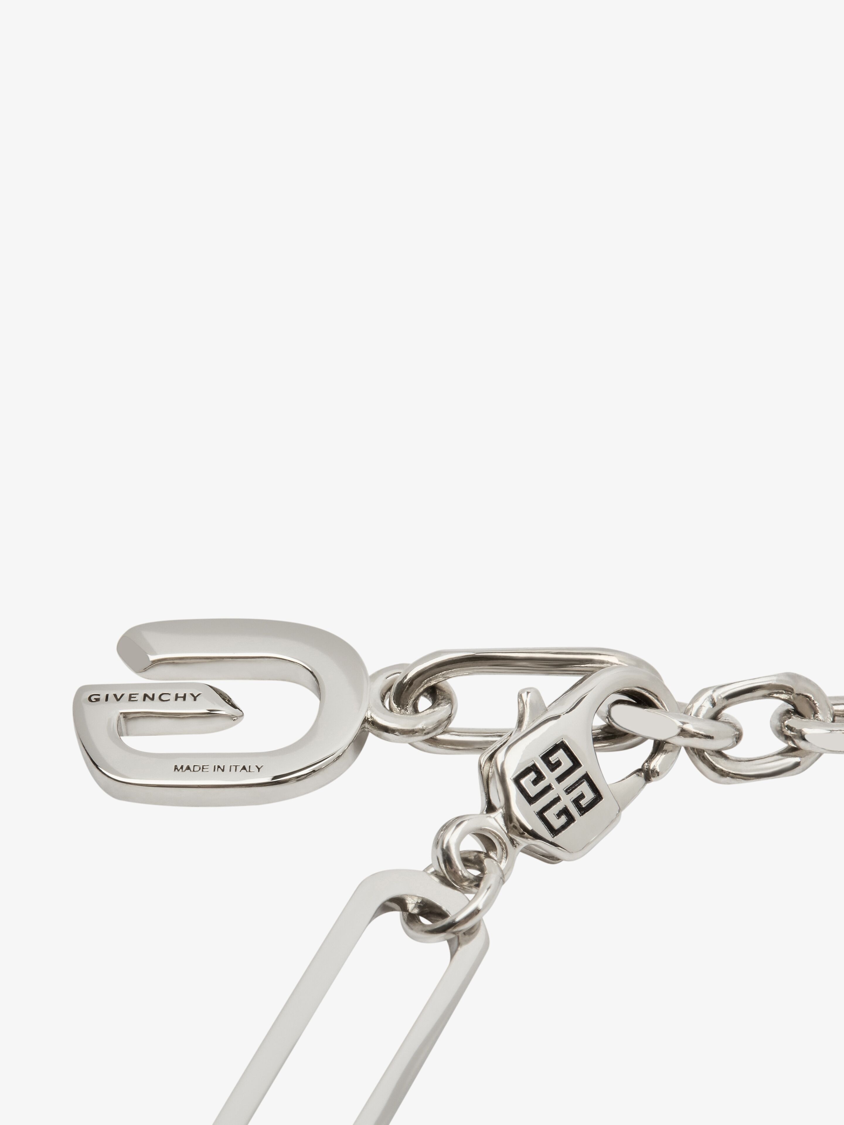 G LINK BRACELET IN METAL WITH PEARLS - 2