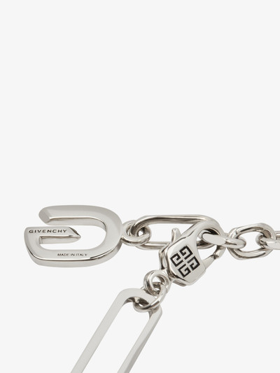 Givenchy G LINK BRACELET IN METAL WITH PEARLS outlook