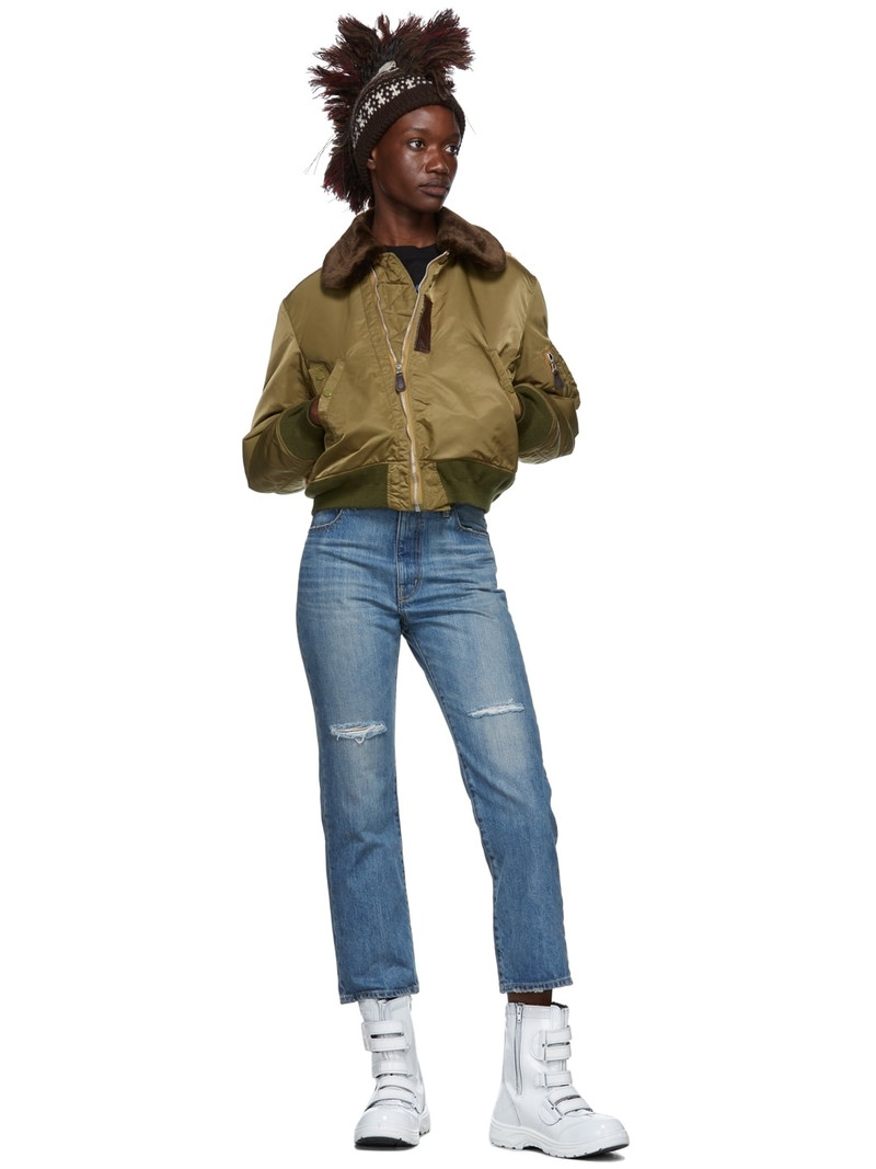 Junya Watanabe Blue Ripped Jeans outlook