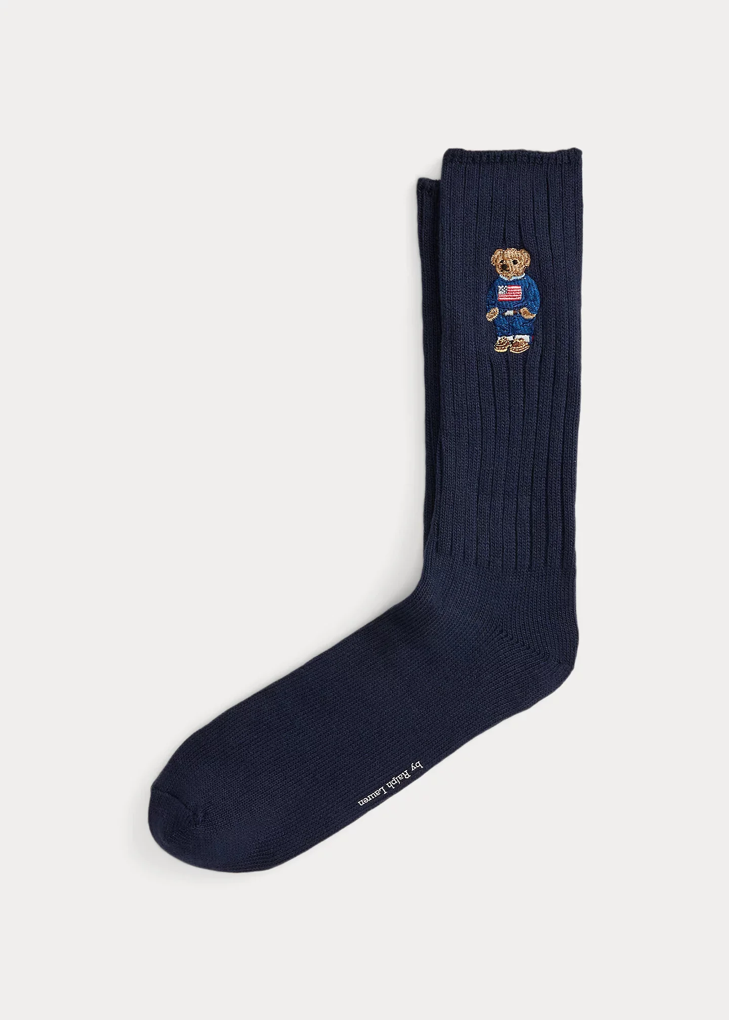 Polo Bear Cotton-Blend Crew Socks - 1