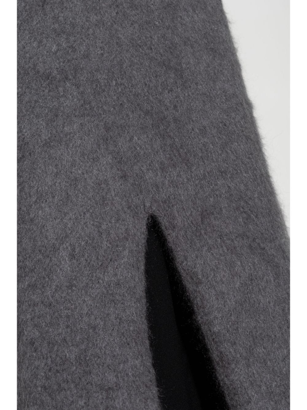 front-slit knitted maxi dress - 5