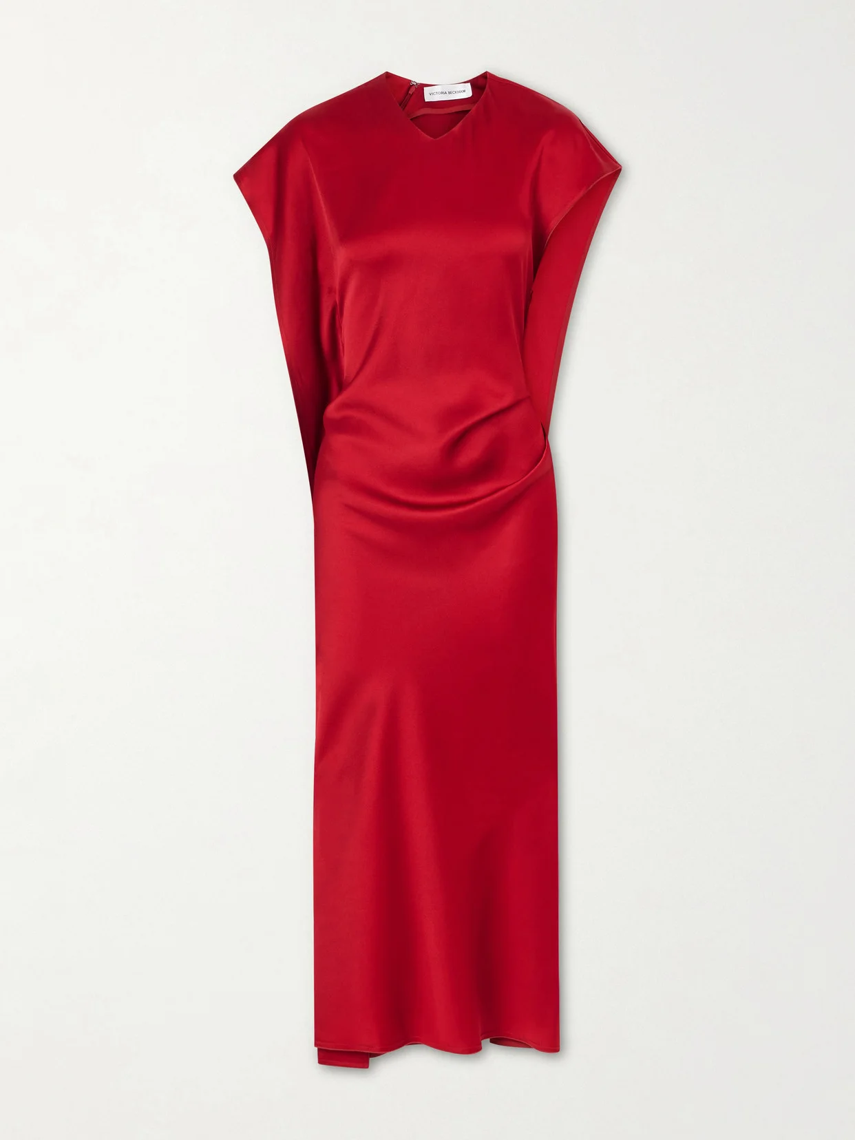 Satin Midi Dress - 1