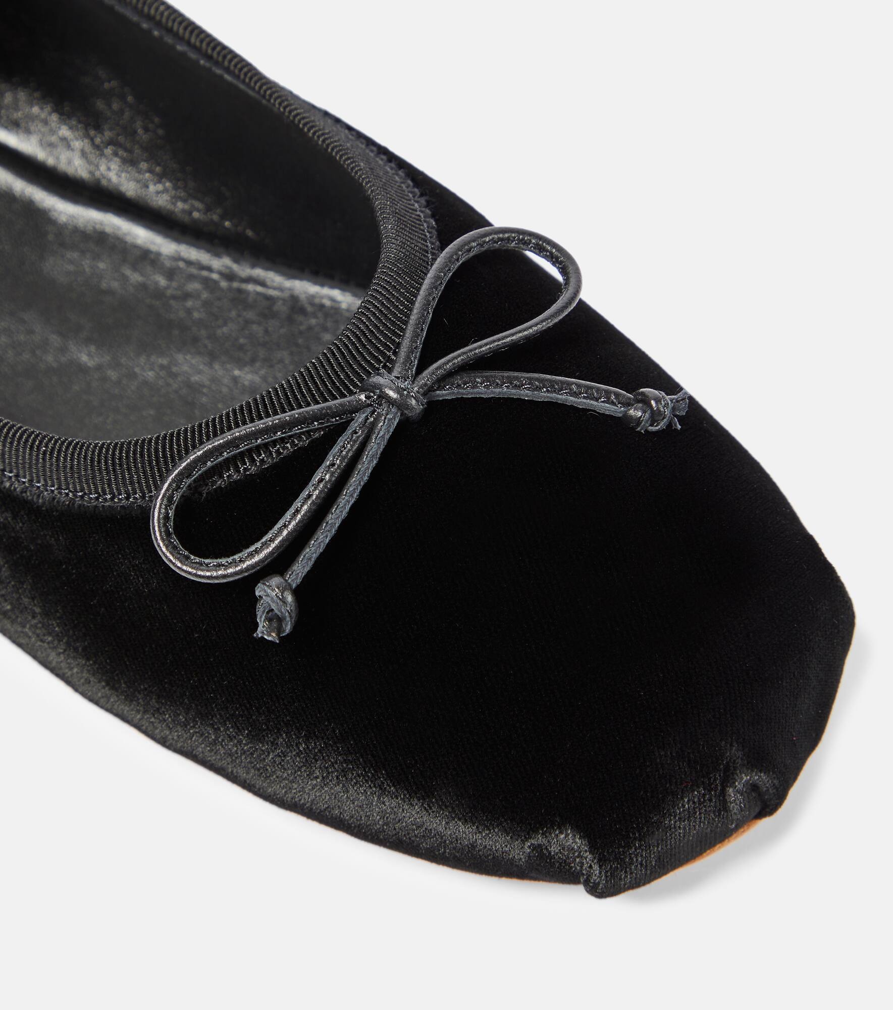 Velvet ballet flats - 6