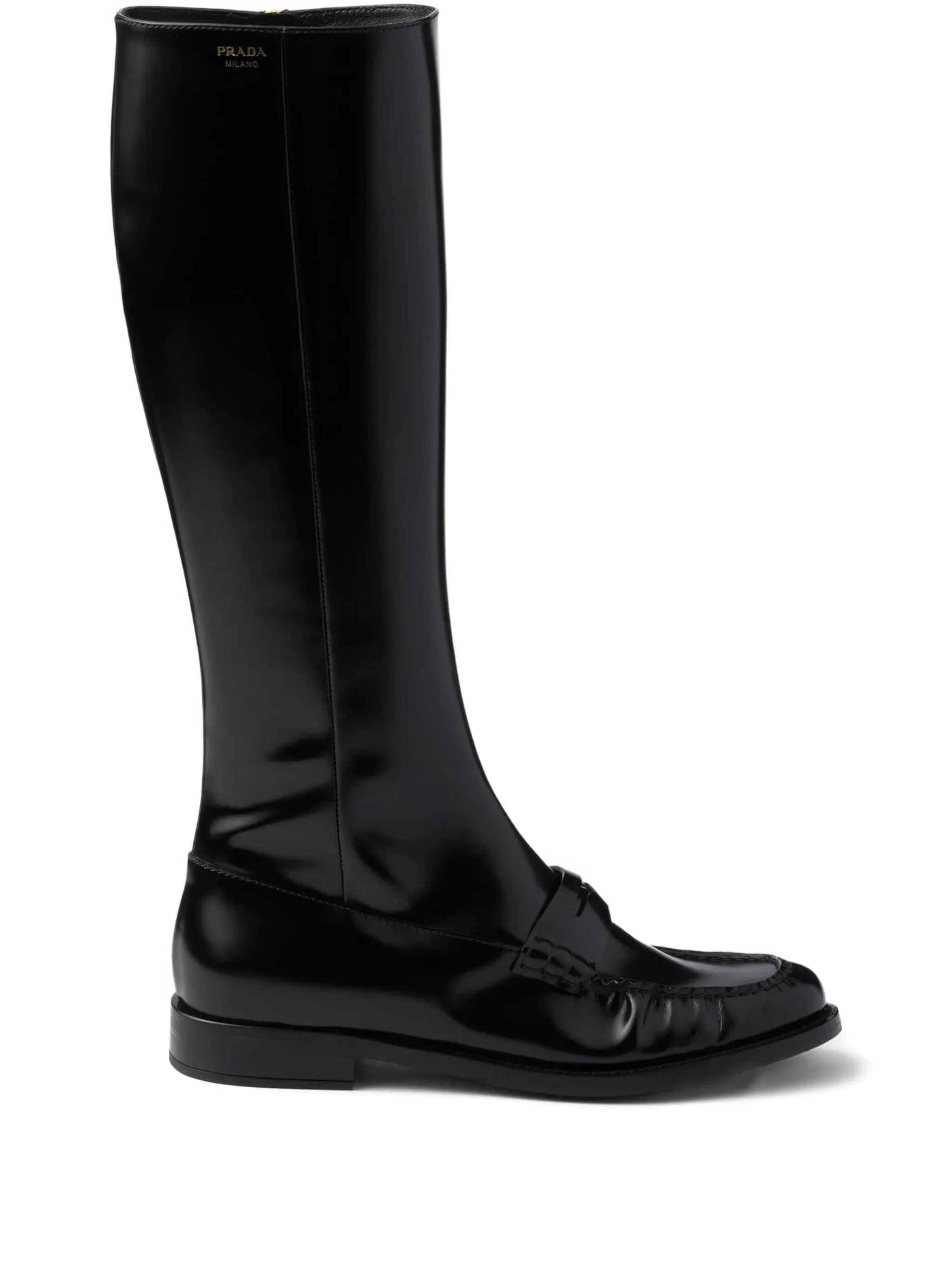 leather zip-fastening boots - 1