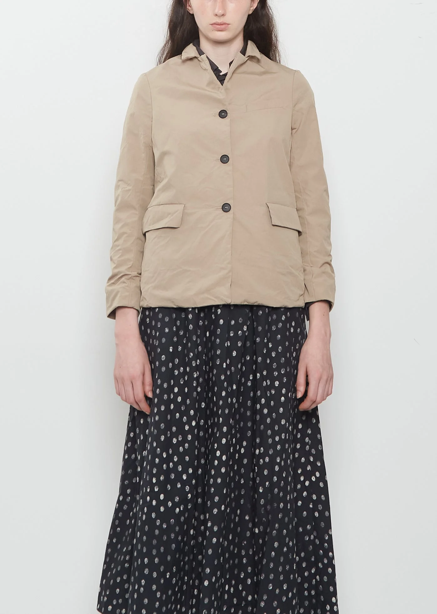 Giulia Cotton Jacket — Camel - 1