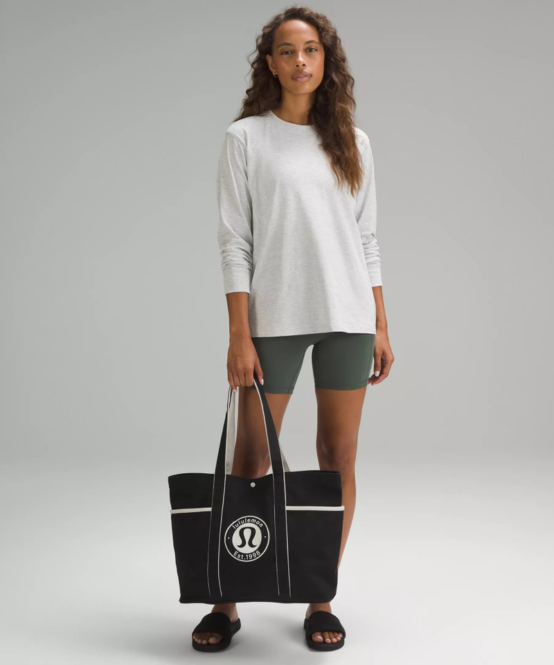 lululemon Daily Multi-Pocket Canvas Tote Bag 20L *Logo outlook