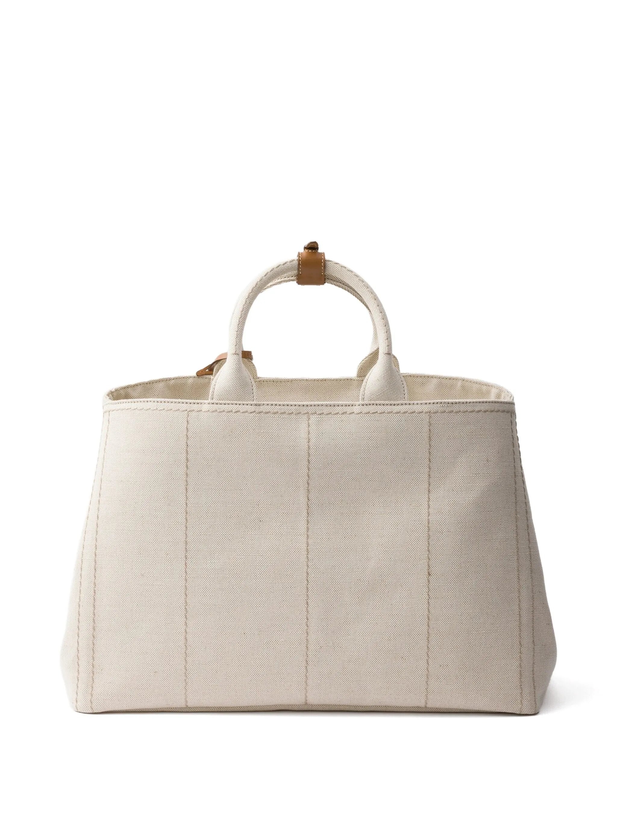 Prada Logo-embroidered Tote Bag - 3