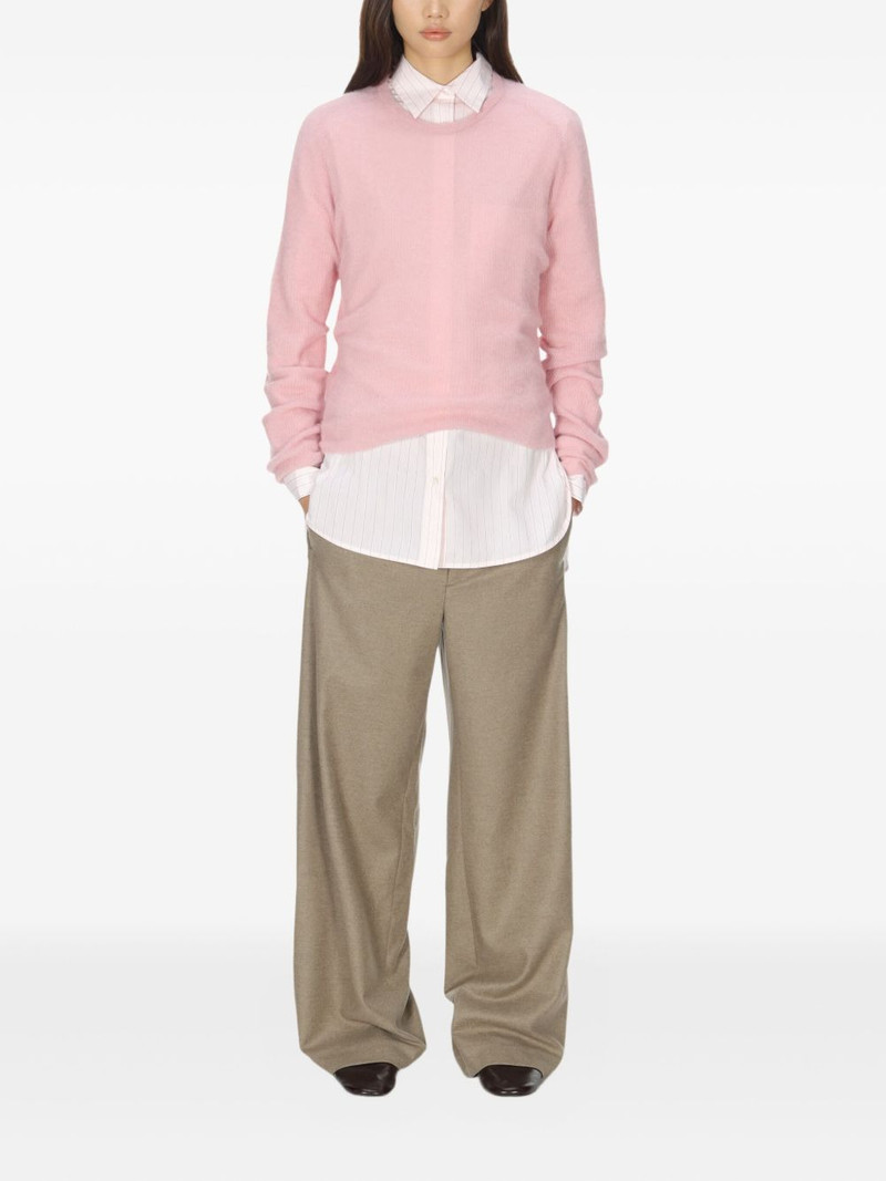 AURALEE alpaca wool-blend sweater outlook