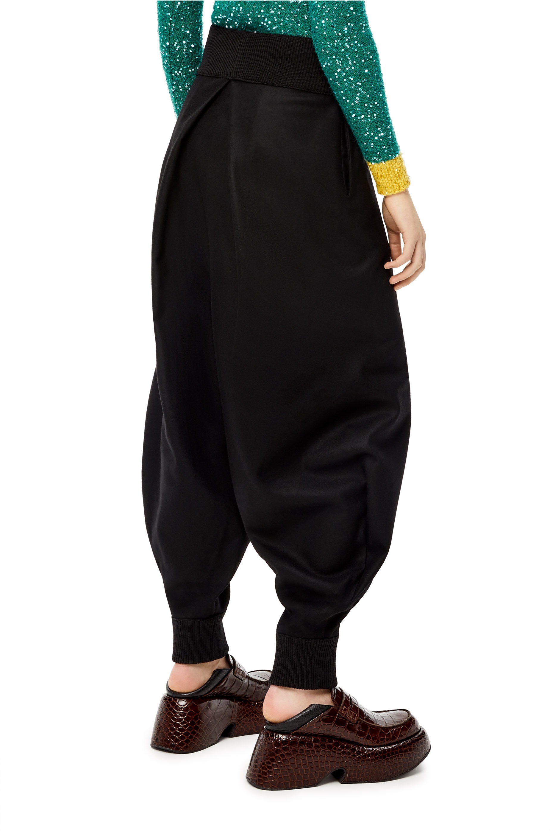 Balloon trousers in wool - 4