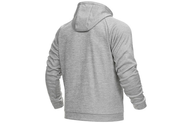 New Balance Men's New Balance Athleisure Casual Sports hooded Pullover Gray AMT13021-AG - 2