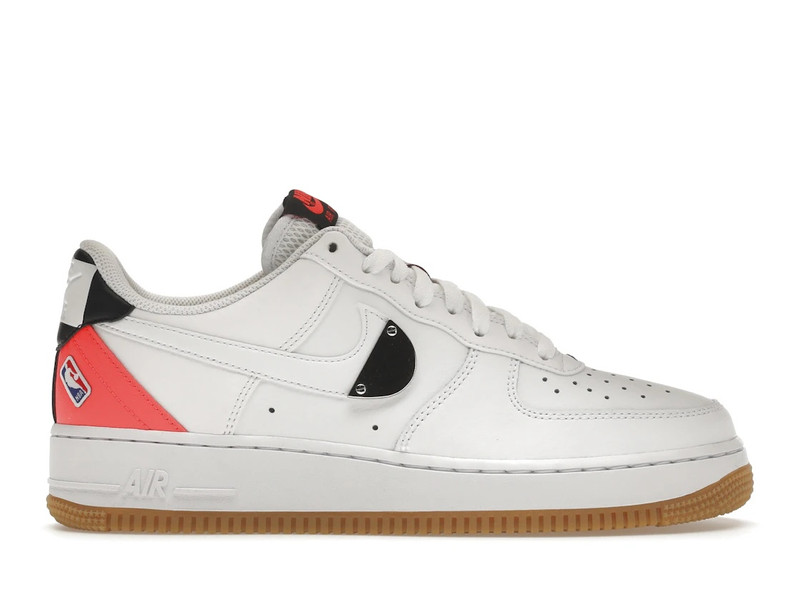 Nike Air Force 1 Low NBA White Crimson Gum - 1