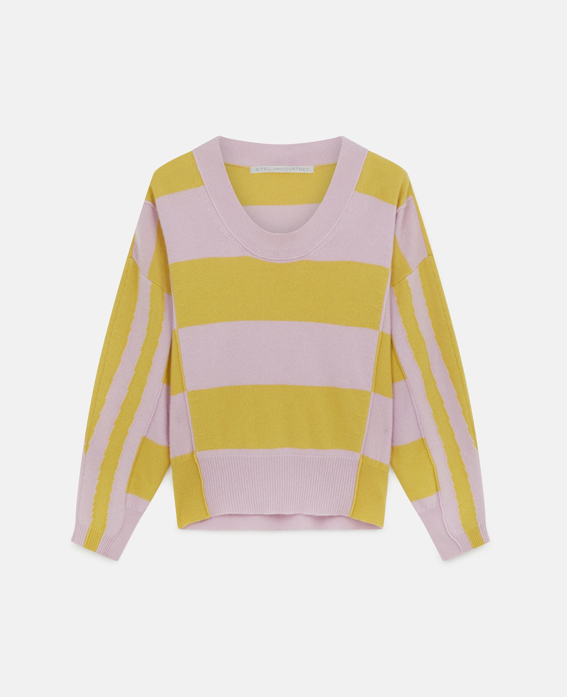 Striped Knit Sweater - 1