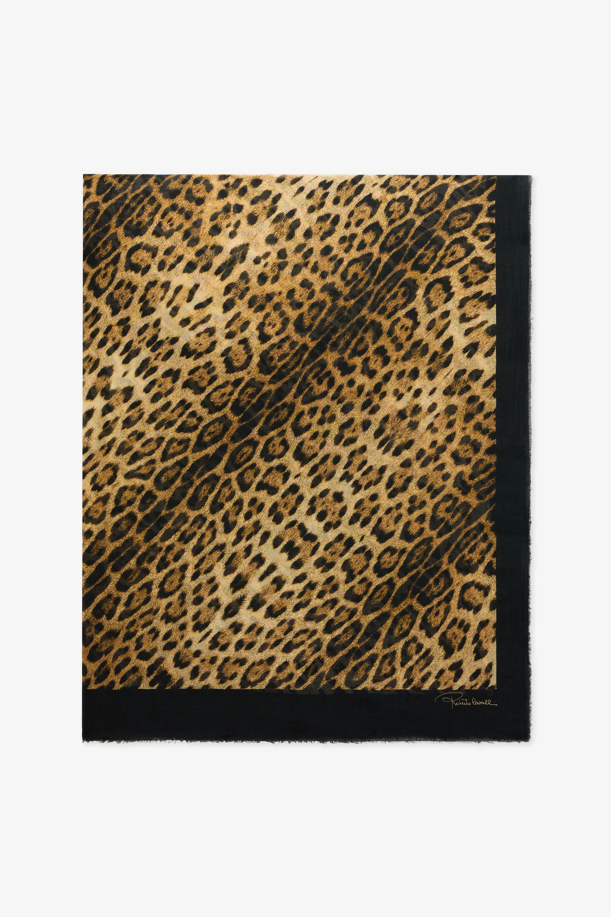 Jaguar Print Modal Cashmere Scarf - 1