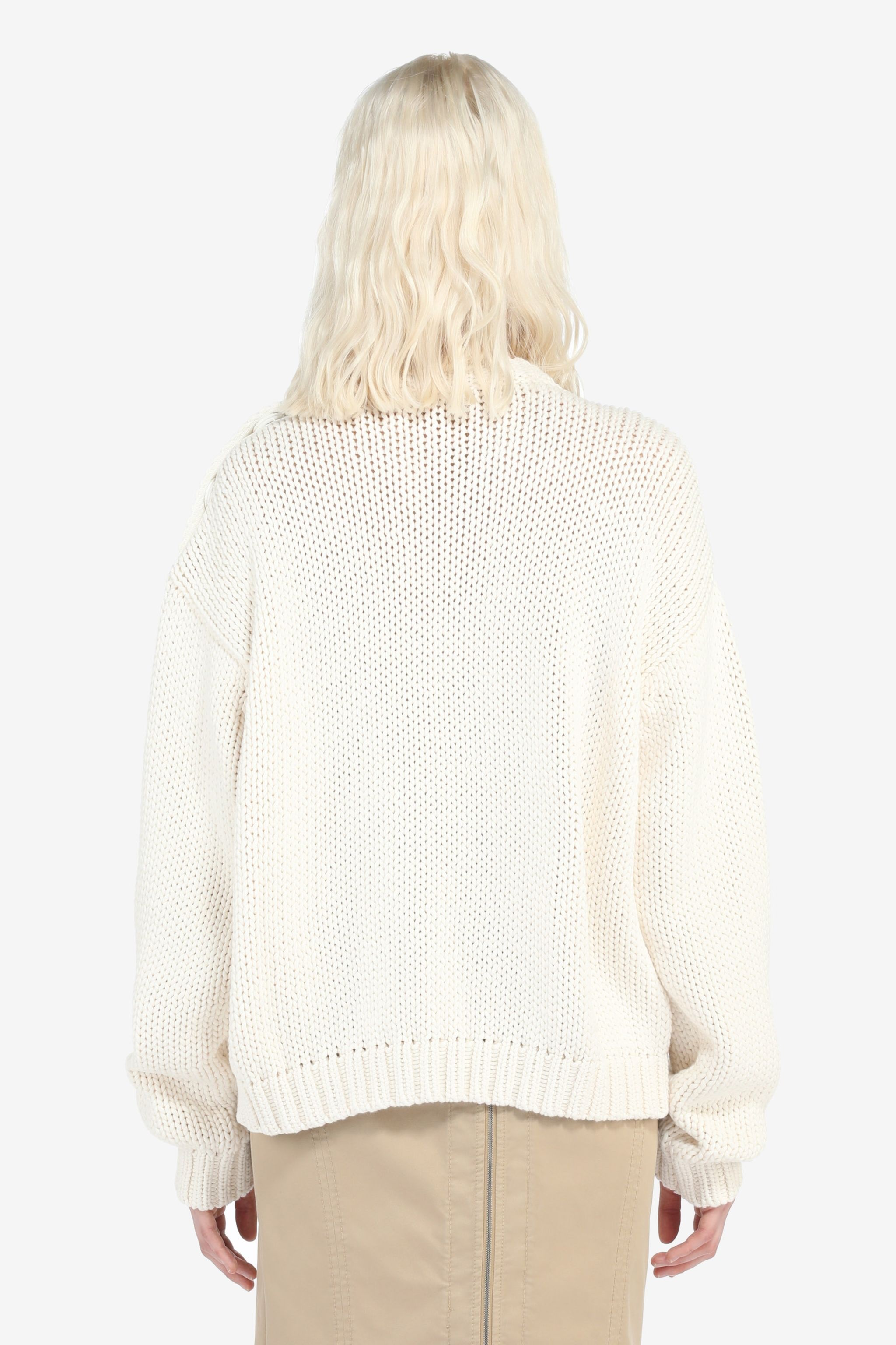 BUTTON-SHOULDER SWEATER - 2