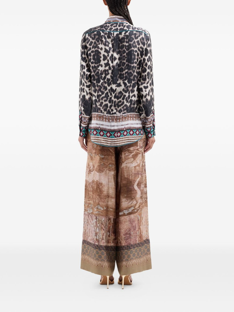 Aloe leopard-print silk shirt 4