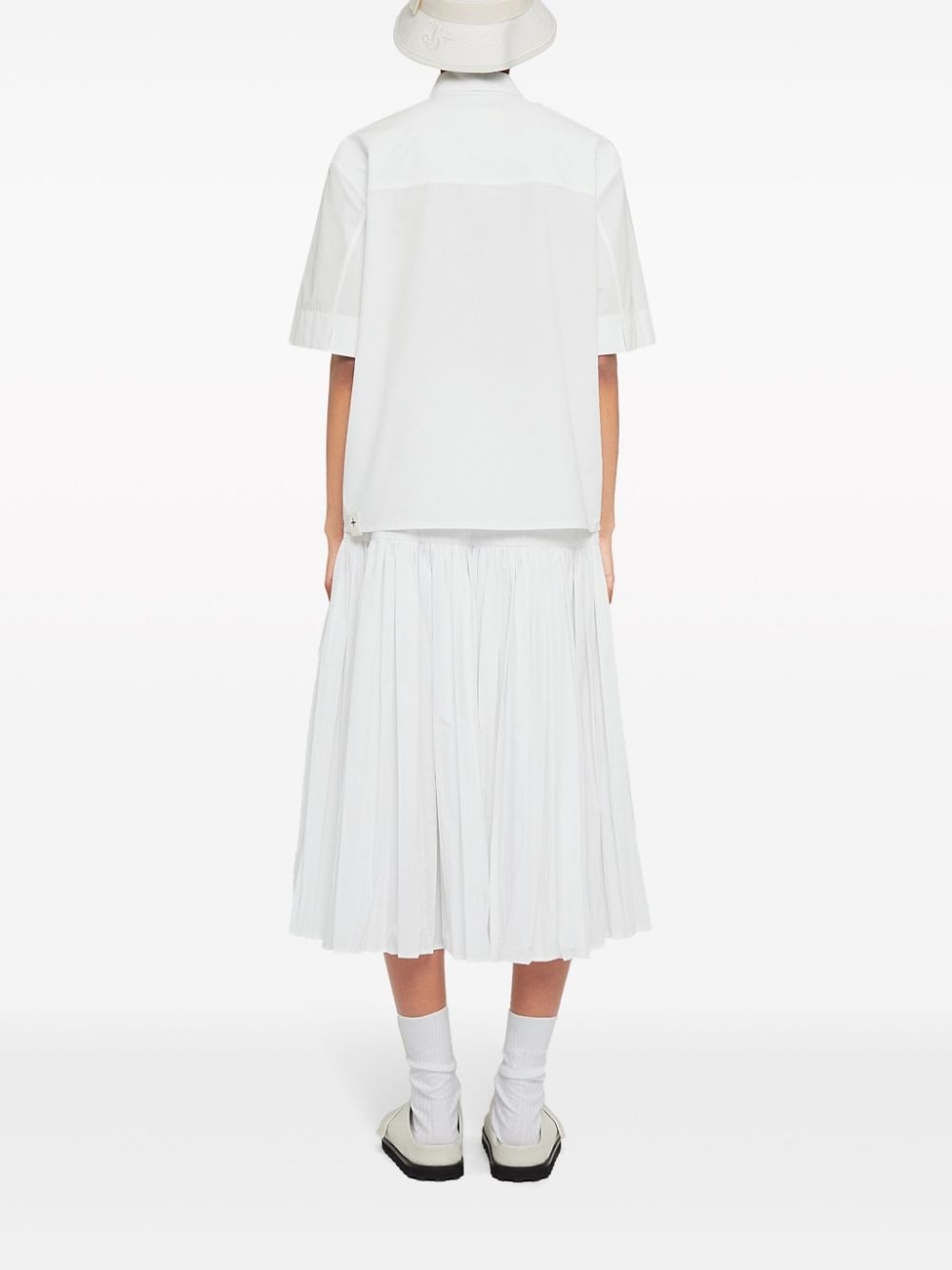pleated midi skirt - 4