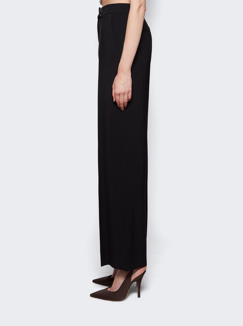 Viscose Suiting Pants Black - 4
