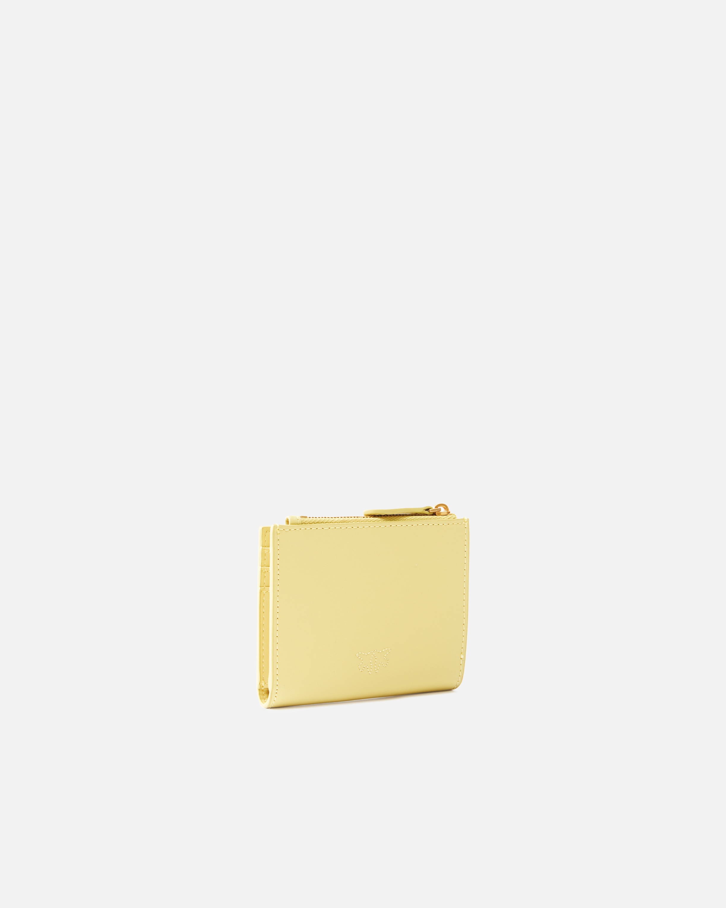 SMALL SMOOTH LEATHER WALLET WITH LOGO - 2