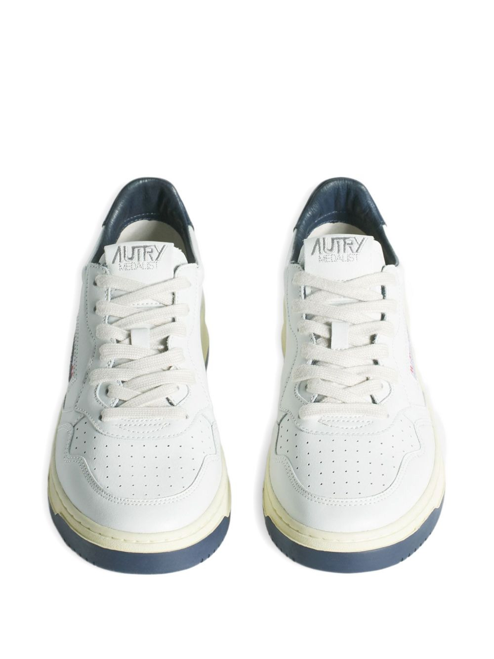 x Autry Medalist perforated lace-up sneakers - 3