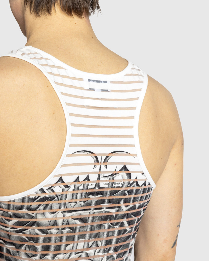 Jean Paul Gaultier – Jersey Tank Top Printed Diablo White/Black 5