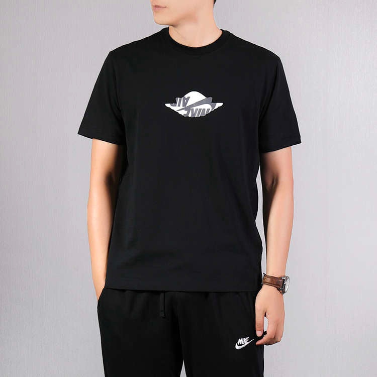 Air Jordan Air Basketball Athleisure Casual Sports Short Sleeve Black AT8903-010 - 3