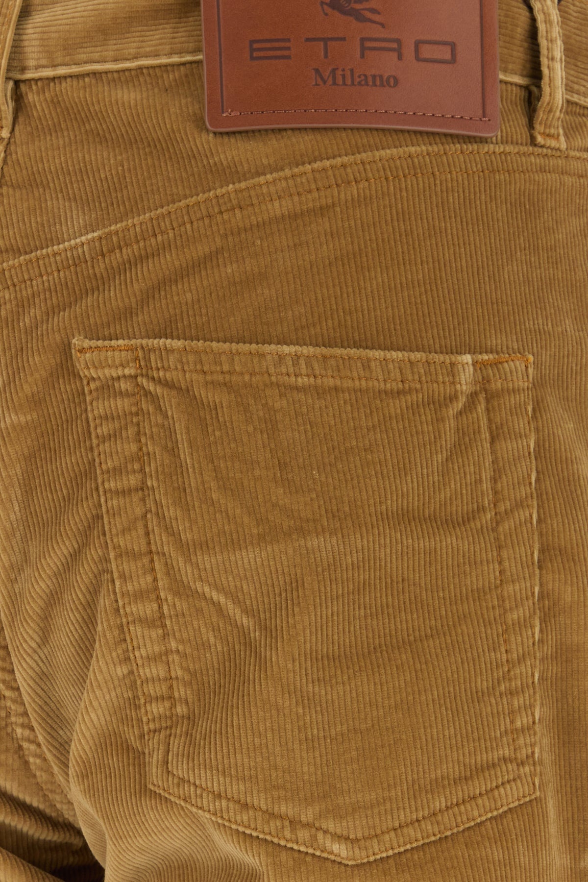 Camel stretch corduroy pant - 3