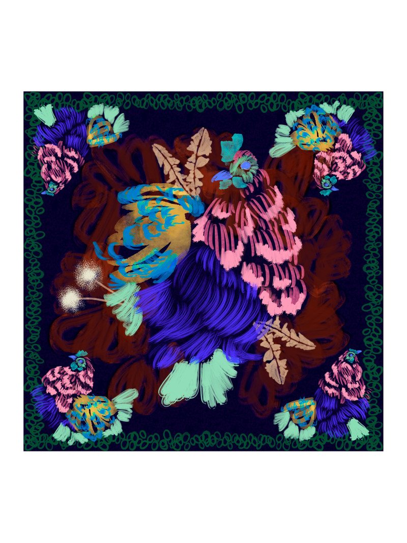 CHICKEN SCARF - CHICKENS 1
