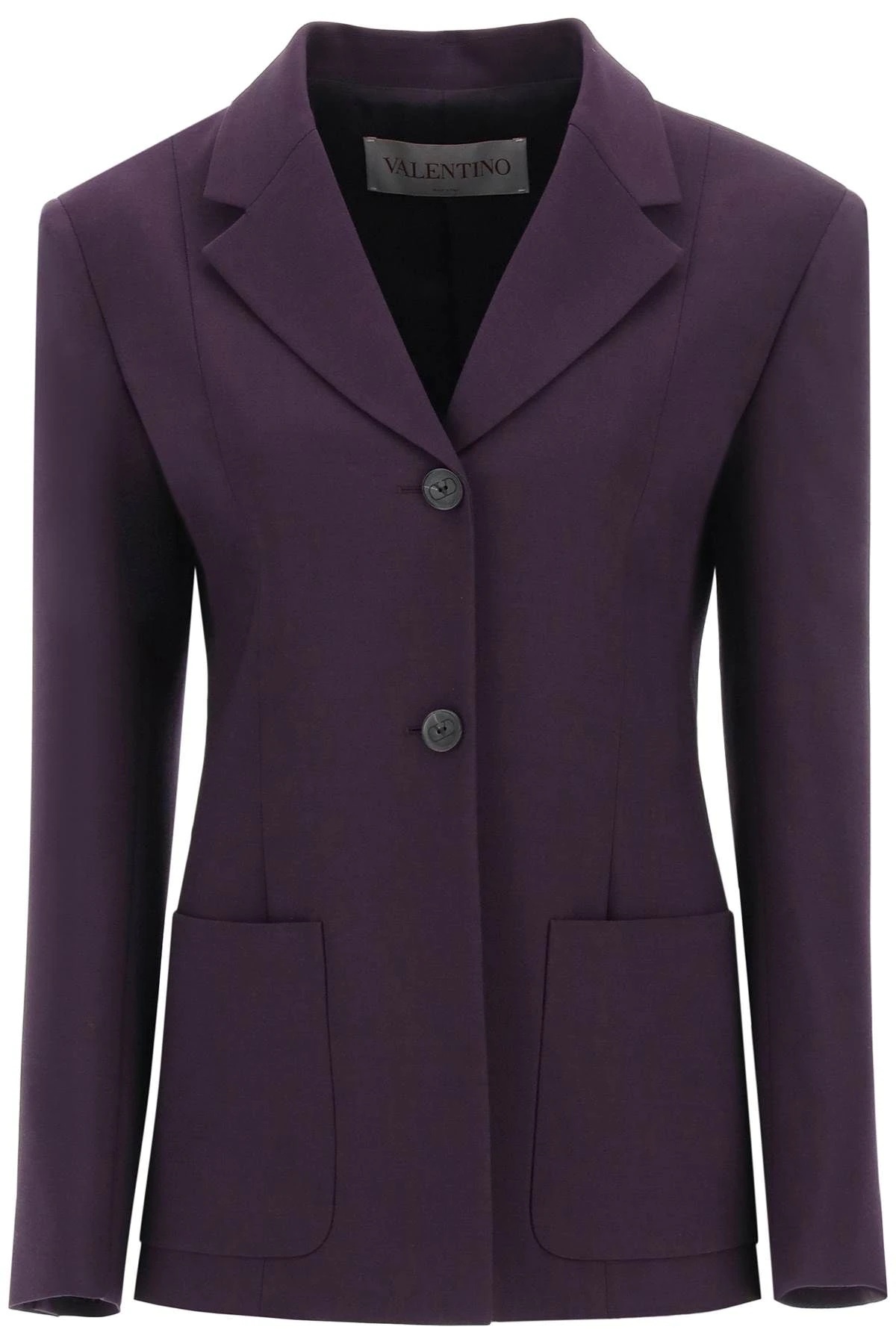 WOOL AND SILK COUTURE BLAZER - 1