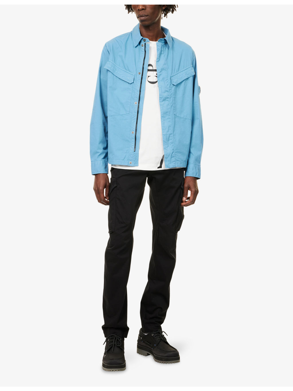 F-Zip Regular-Fit Cotton Overshirt - 2