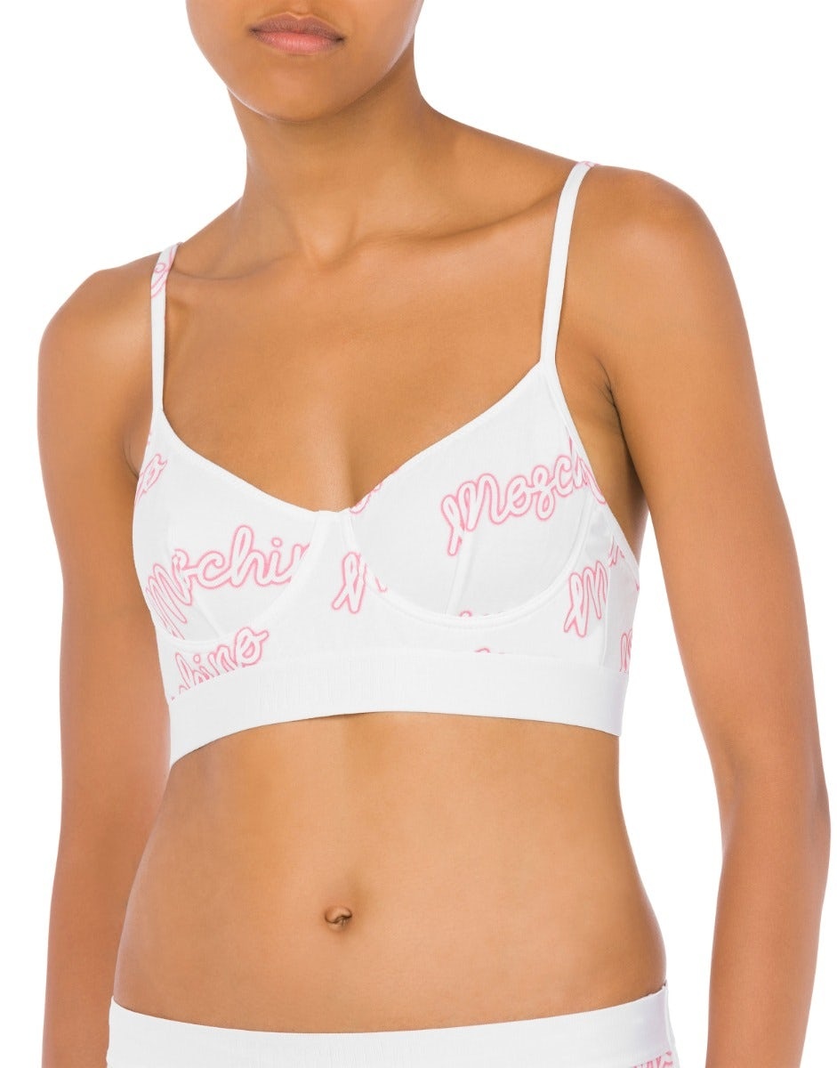 ALLOVER NEON LOGO BRA - 2