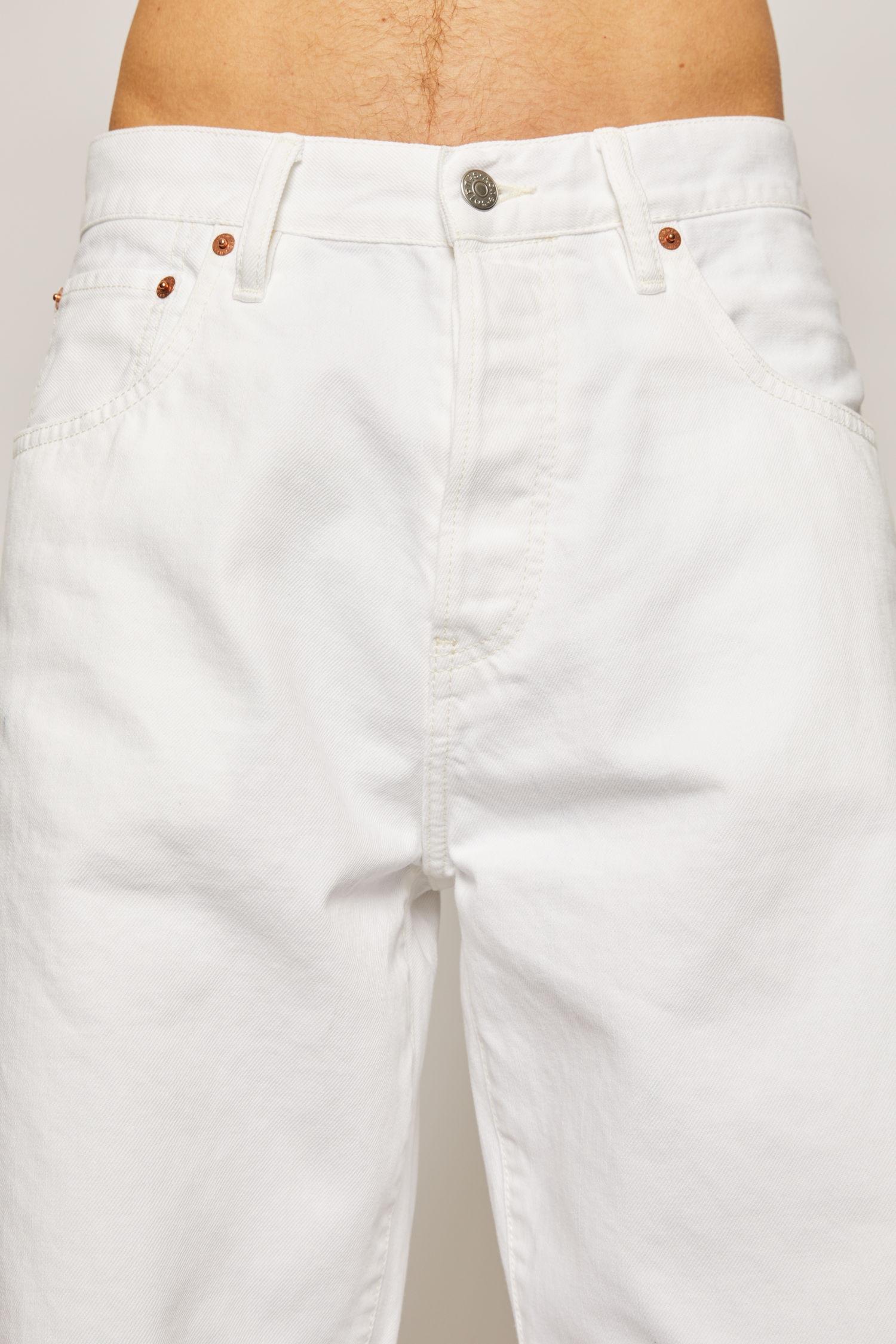 Loose fit jeans white - 10