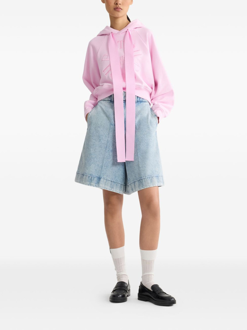 PATOU logo-detail hoodie outlook