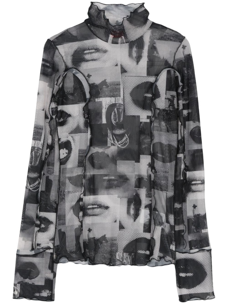 Deuphoria mesh T-shirt 1