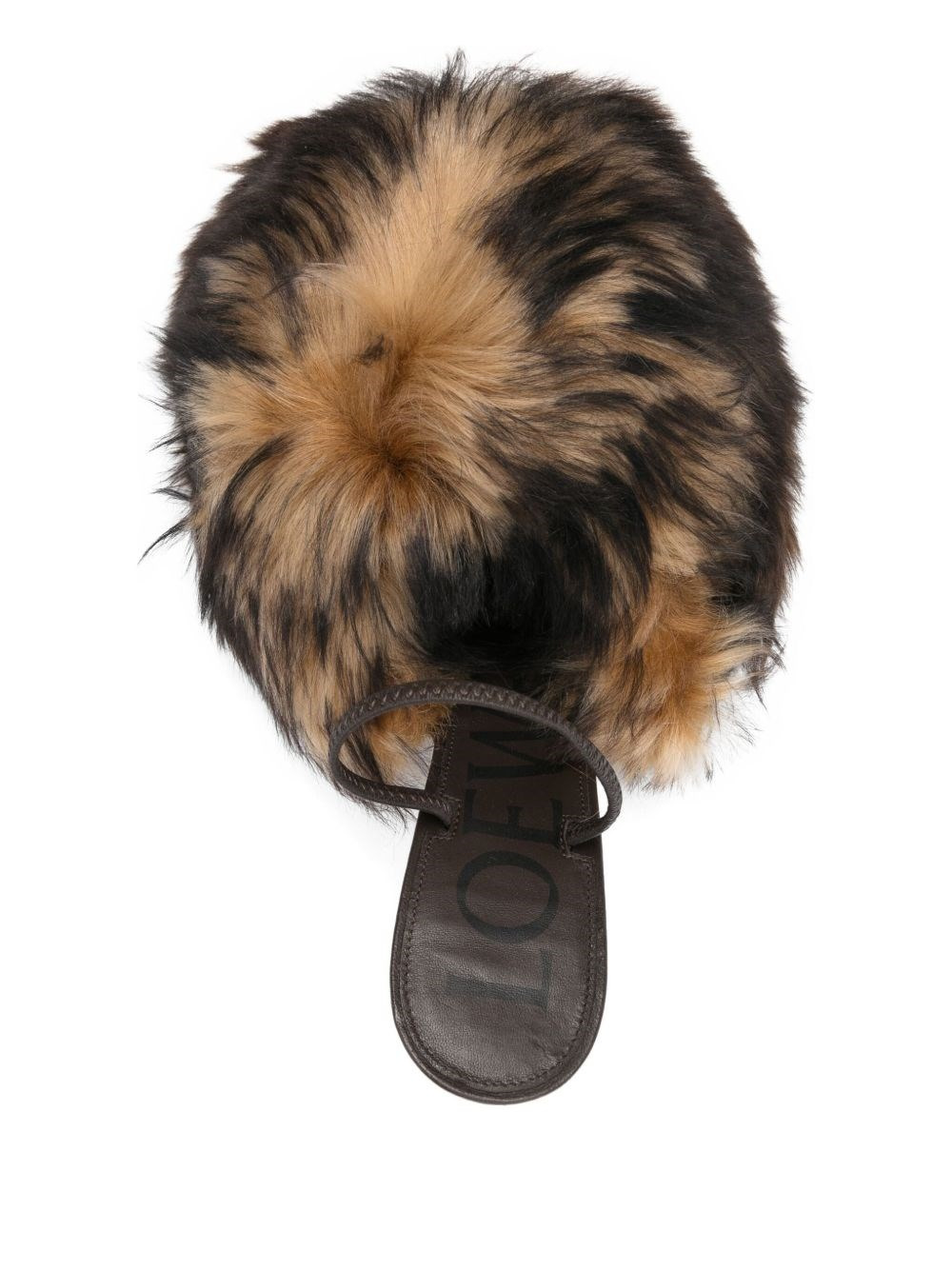 Toy shearling heel sandals - 2