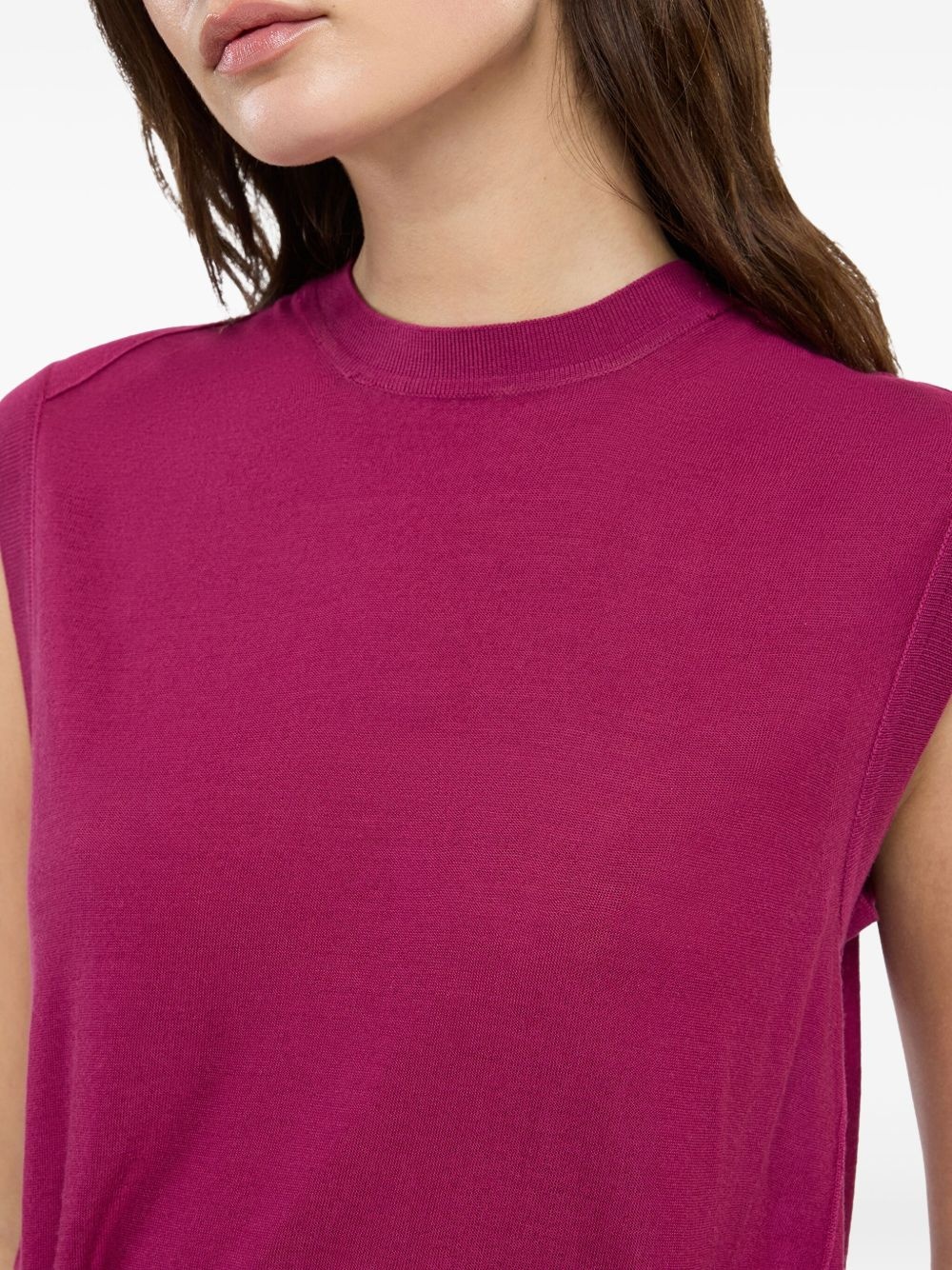 fine-knit wool top - 5