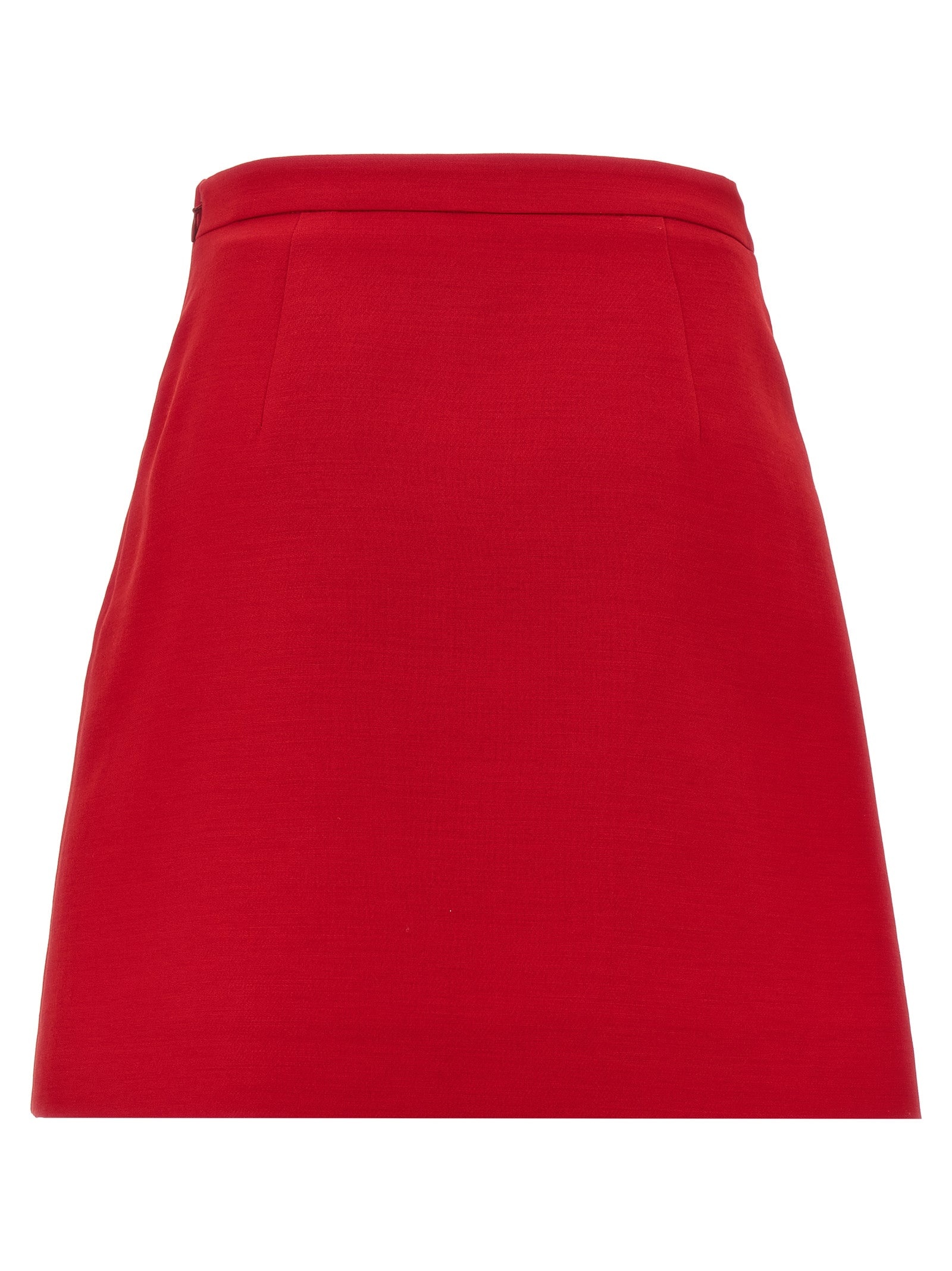 Valentino Garavani Crepe Couture Skirt Skirts Red - 2