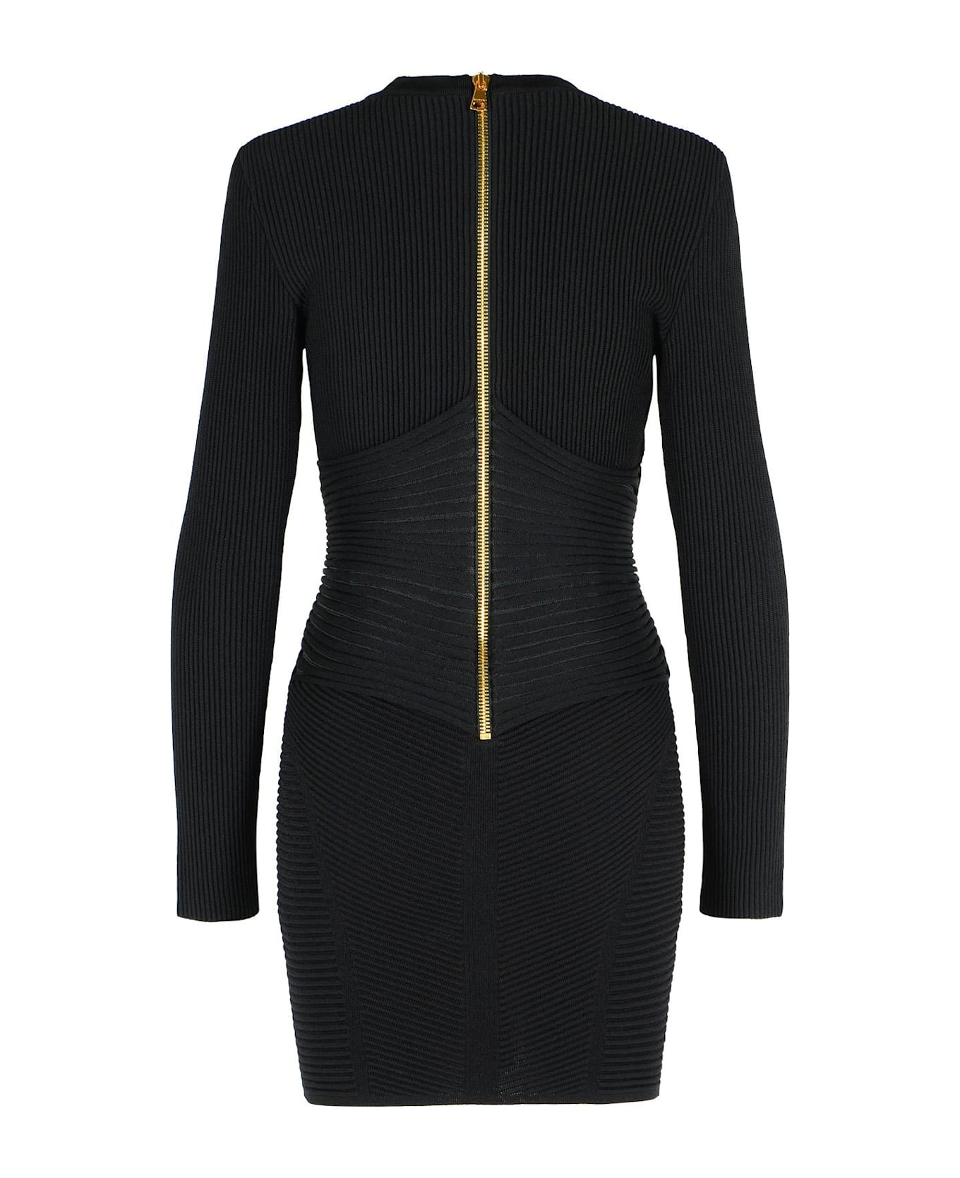 Short Dress In Black Viscose Blend - 3