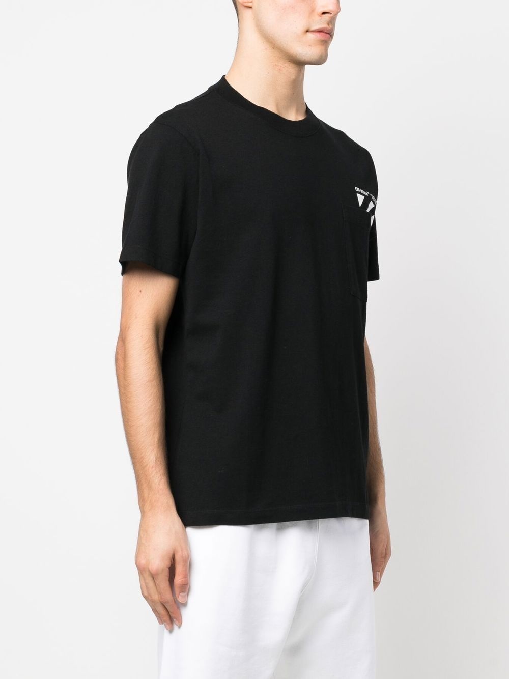 Diag-print T-shirt - 3