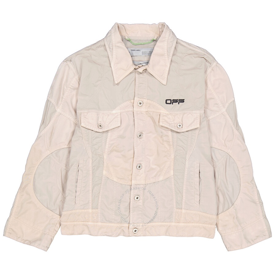 Off-White Light Grey Climb Tech Jacket - 1