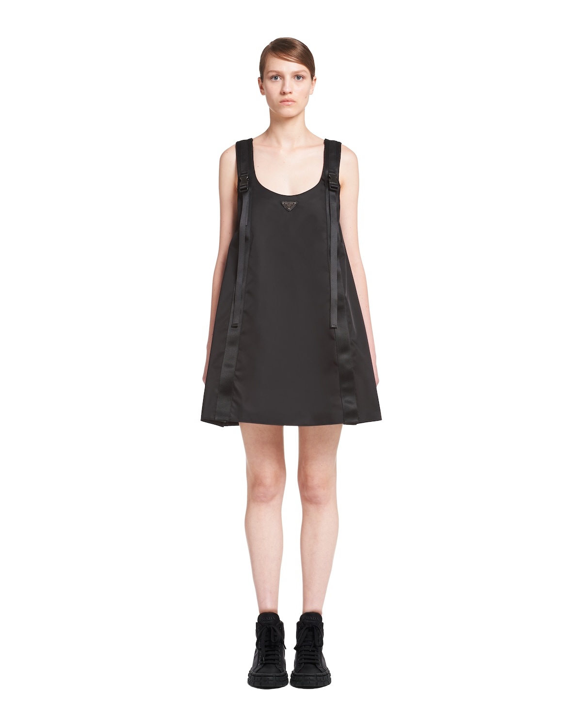 Re-Nylon Gabardine sleeveless dress - 2