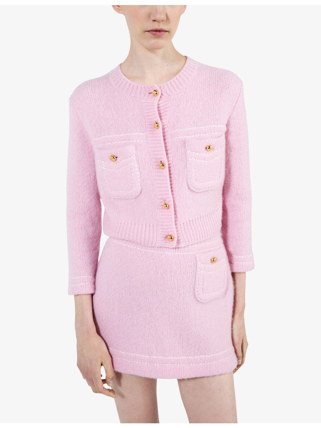 Button-embellished boxy-fit cashmere cardigan - 3